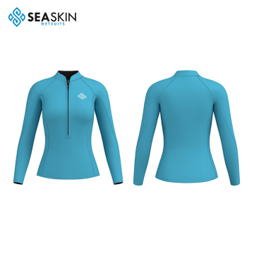 Seaskin Eco-Friendly Womens Neoprene Wetsuit Top