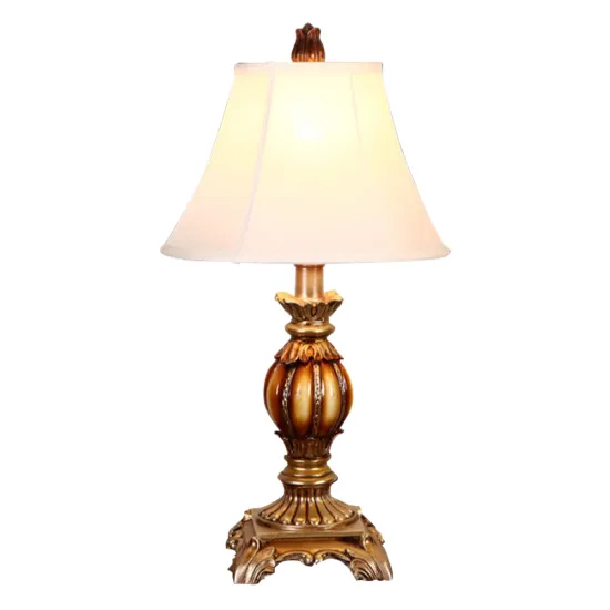 Stunning Resin Vintage Table Lamp for Bedroom and Living Room