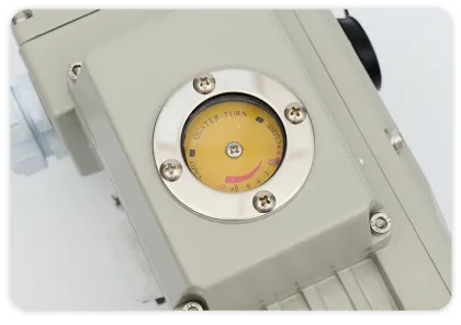 Electric actuator valve electric installation