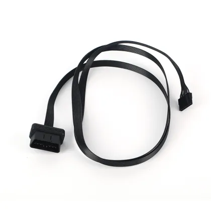 Automotive Flat Diagnostic Extension Cable for OBDII