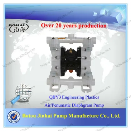 QBY3-25 Engineering Plastics Pneumatic/Air Diaphragm Pump