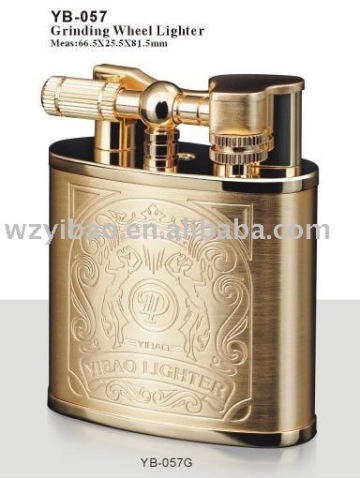 Flint lighter YB-057G,metal lighter,refillable lighter