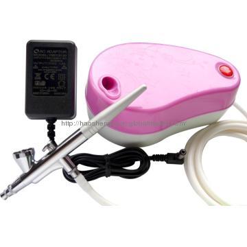 mini air compressor with airbrush of HS07AC-SKC
