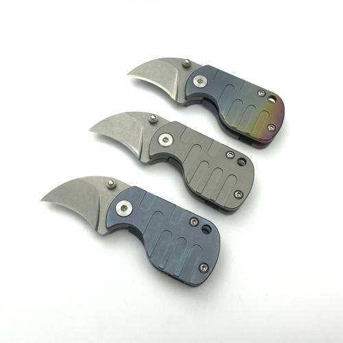 Mini Keychain Survival Hunting Pocket Knife