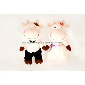 Plush Bride and Groom Cow Toy Cow Plush Toy