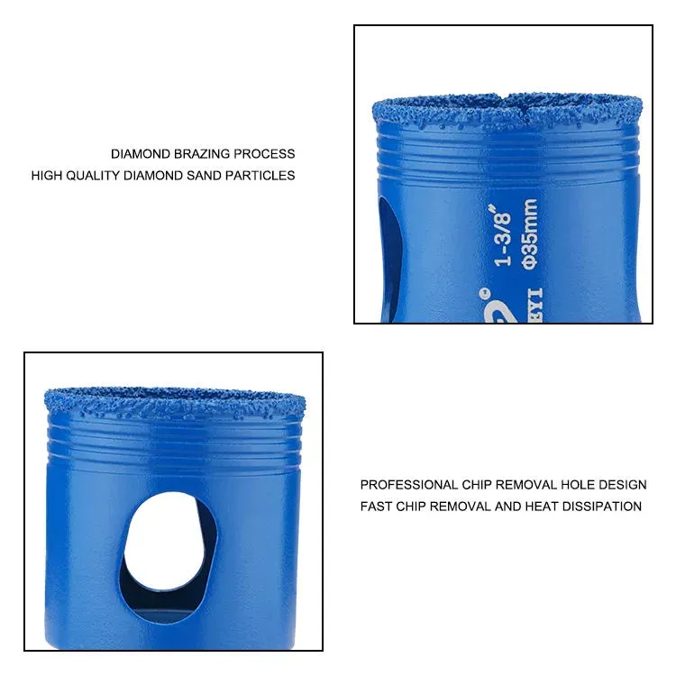 Hexagon Handle Diamond Core Drill Bit Set for Tile, Concrete, Granite, Marble