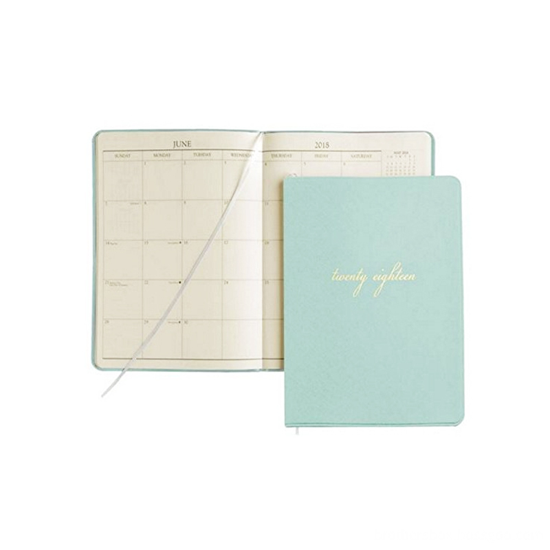 Soft Cover Daily Planner 2018 with Round Corner