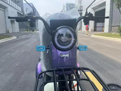 One three-wheeled electric vehicle