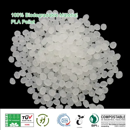 Kinpolym Nature Plant Base Sugarcane Fiber 100% Biodegradable PLA Pellets