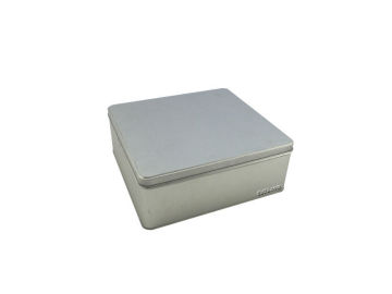 metal gift box, brownie storage box, almond tin