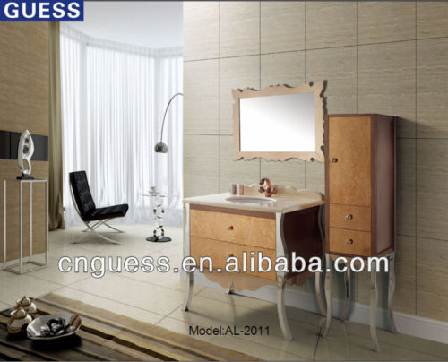 Floor standing stainless steel bathroom cabinet/vanity/furniture (AL-2011)