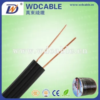 Single-pair telephone drop wire