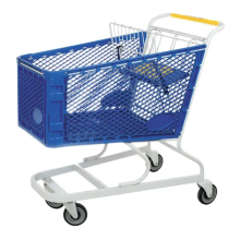 China Plastic Supermarket Shopping Trolley Supplier