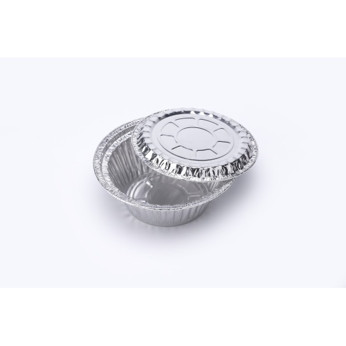Round Aluminum Foil Pan with Lid