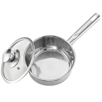 Pentola bollente per latte in acciaio inossidabile con coperchio in vetro - qualità promozionale