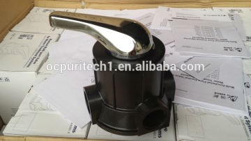 Manual Top mount multi port ceramic dics valve