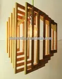 2014 hot sell Wooden Pendant Lamp/simple Plywood Pendant Light