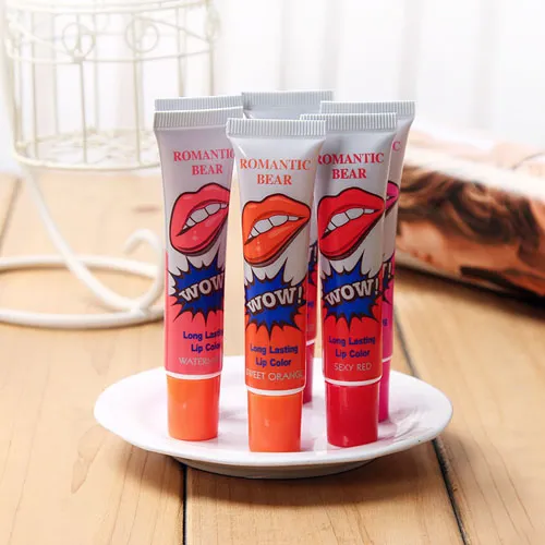 Plastic empty soft tube lip balm tube
