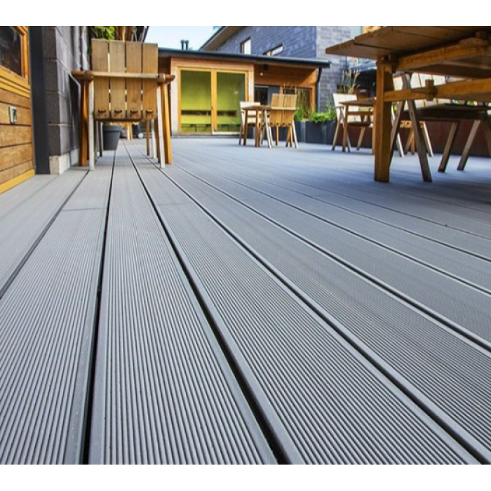 Decking Luaran WPC Kalis Noda untuk Penggunaan Halaman Komuniti Antarabangsa