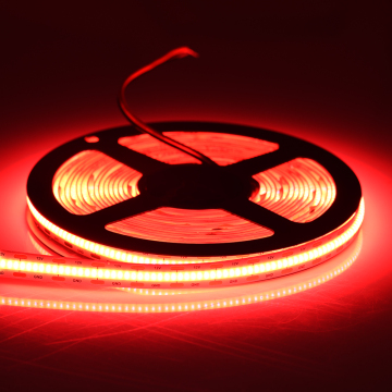 New Technology 24v CRI 90 FOB LED STRIP warm white without light dot 420 LEDS COB strip