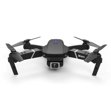 Drone E88: Dual 4K HD Camera WiFi FPV Mini Drone dengan video langsung sudut lebar