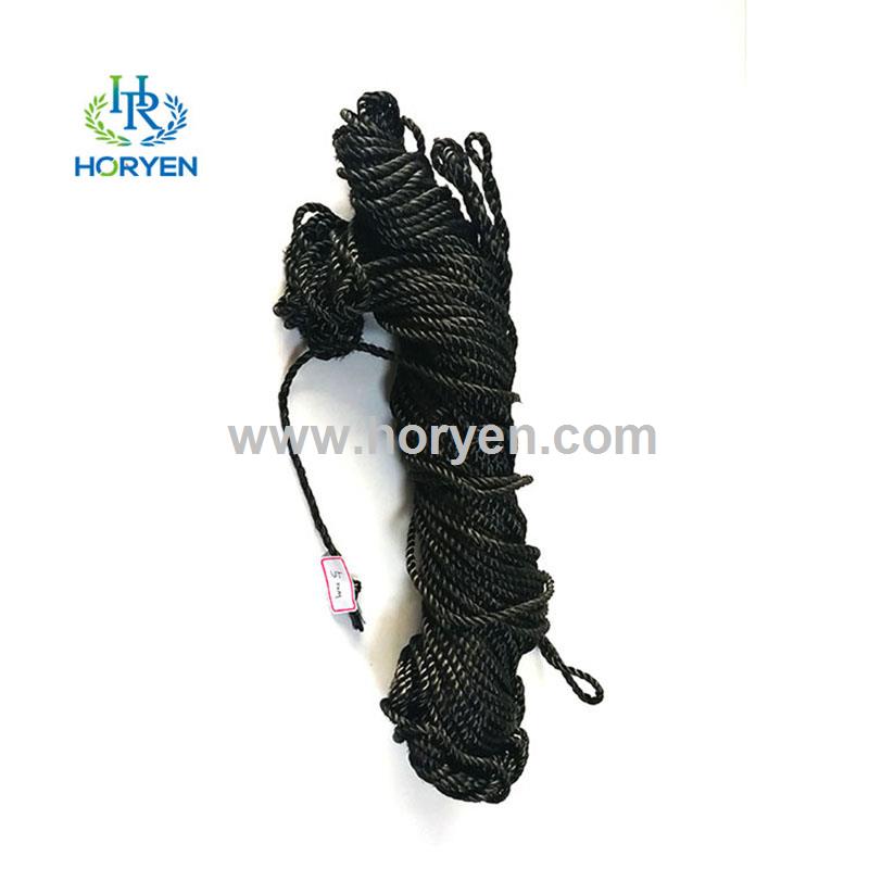 5 mm Conductividad eléctrica Fibra de carbono Twist Rope