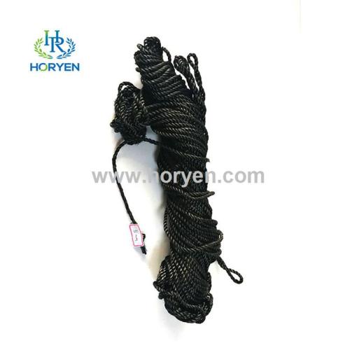 5 mm Conductividad eléctrica Fibra de carbono Twist Rope