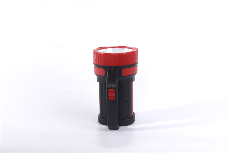 Online Wholesale Super Bright Hand-Held Portable Flashlight Search Light rechargeable handle torch