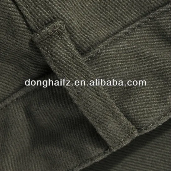 peached cotton twill pants fabric