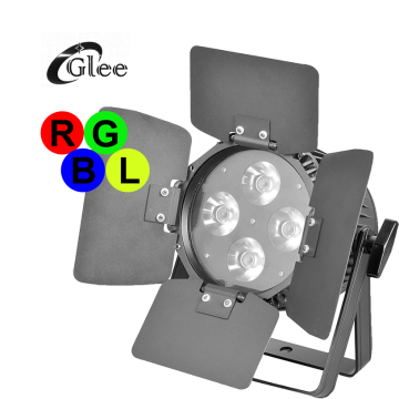 Architectural Outdoor Waterproof RGBL/RGBW/RGBA 4in1 LED PAR Wash Light with IP65 Rating - 4x20W