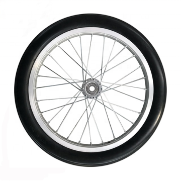 16x1.75 Solid PU Foam Rubber Wheel Tyres for Bicycle Trailers