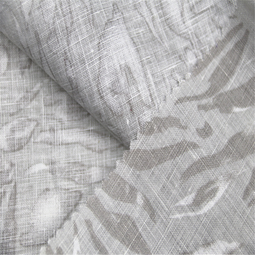Simple style printed linen plain fabric