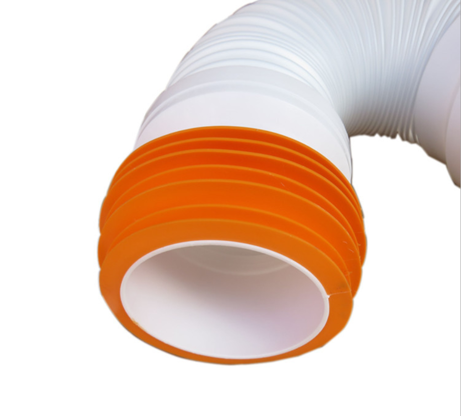 土壌パイプ排水配管のための浴室廃棄物パイプの使用耐久性のあるWCパンコネクタPPトイレ接続チューブ