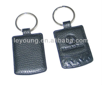 FOB Promotional Leather Key Holder With Ring