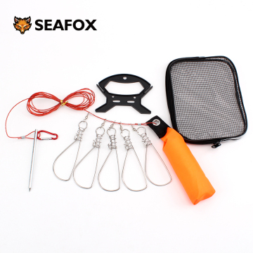 Großhandel Edelstahl Fischschloss 5 Schnalle 14 cm lebende Fischschnalle mit Stick - Fischereiwerkzeuge &amp; Zweikämpfe