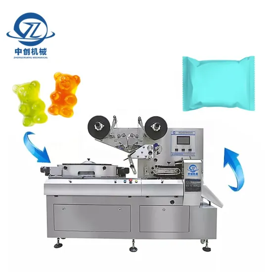 High Speed Automatic Food Packaging Machinery for Toffee and Gummy Candies