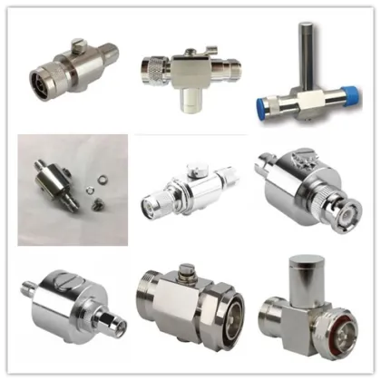 N Male to Female 1/4 Wave Length Surge Arrester 2300~6000MHz, 0~5800MHz