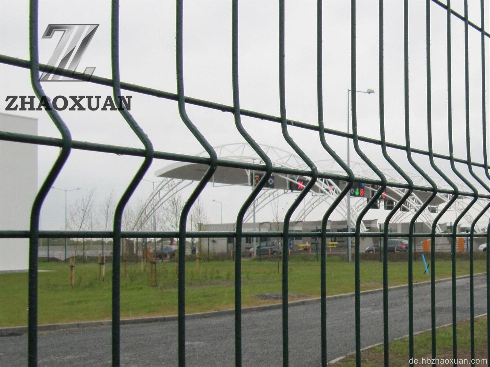 Geschweißtes 3D -gebogenes Drahtgitterzaun