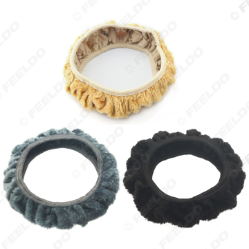 Premium Soft Cotton Steering Wheel Cover - Winter Grips in 3 Colors