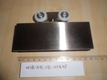Stainless steel Sliding hanger rollers for glass door or fitted wardrobe