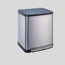 Stainless Steel Foot Pedal Trash Can Waste Bins