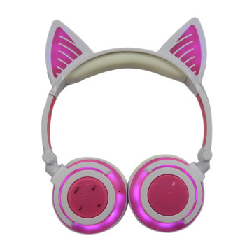 Wireless Cat Ear LED Light Up Bluetooth-hörlurar