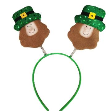 Custom Cute St. Patrick's Day Green Headband Shamrock Accessories