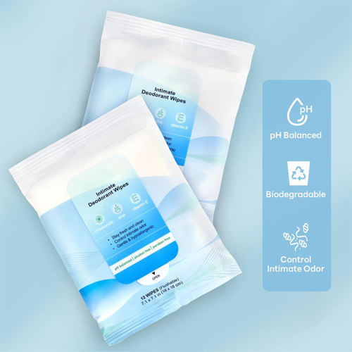 Khăn lau khử mùi vùng kín tùy chỉnh dành cho phụ nữ