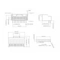 2.00mm pitch 90° Connector Series AW2021R-NP-X