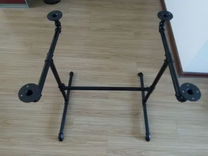 pipe fitting for diy plumbing pipe desk