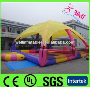 inflatable covered pool / inflatable pool covers