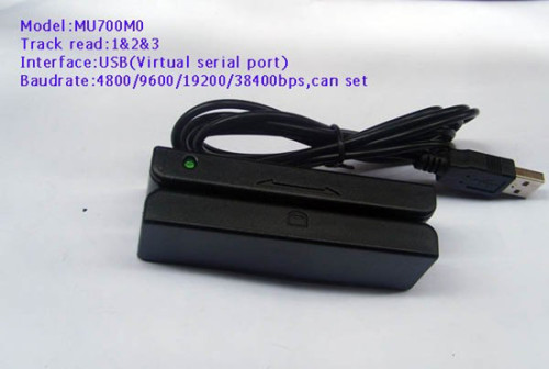 Magnetic swipe card reader-Virtual serial port (MU700M0)