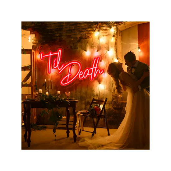 Waterproof LED Customized Dropshipping Wedding Neon Sign - Glodmore2 Til Death