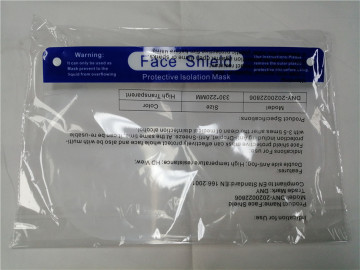 Hospital de uso de protector facial antiniebla